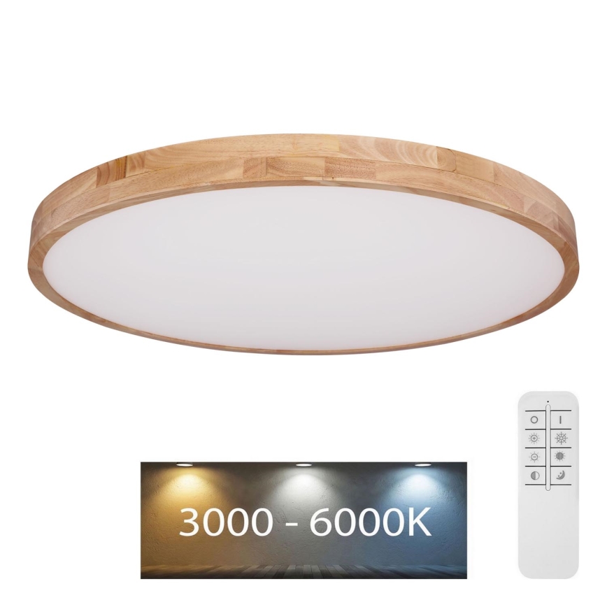 Globo - Светодиодный потолочный светильник с регулированием яркости LED/60W/230V 3000-6000K + дистанционное управление