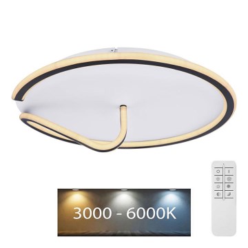 Globo - Светодиодный потолочный светильник с регулированием яркости RODAN LED/50W/230V 3000-6000K + дистанционное управление