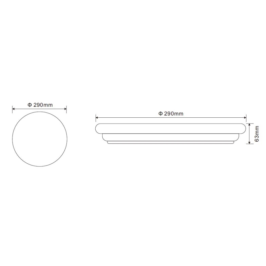 Globo - Светодиодный потолочный светильник 1xLED/20W/230V