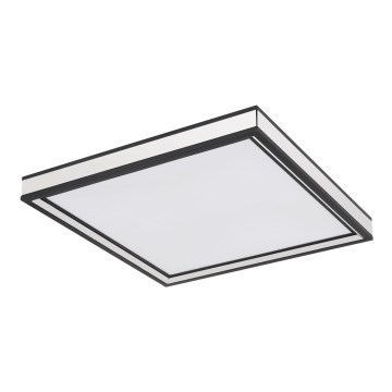 Globo - Светодиодный потолочный светильник LED/12W/230V 30x30 см черный/белый