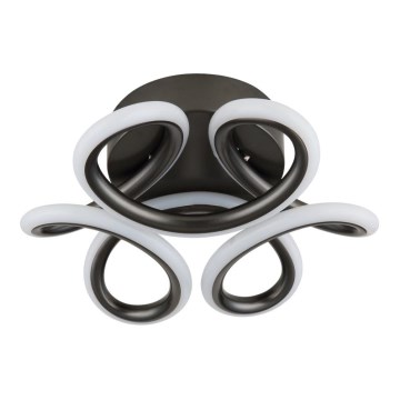 Globo - Светодиодный потолочный светильник LED/24W/230V 2700/4000/6000K диаметр 26 см черный
