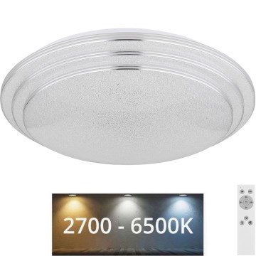 Globo - Светодиодный потолочный светильник с регулированием яркости LED/18W/230V диаметр 40 см 2700-6500K + дистанционное управление