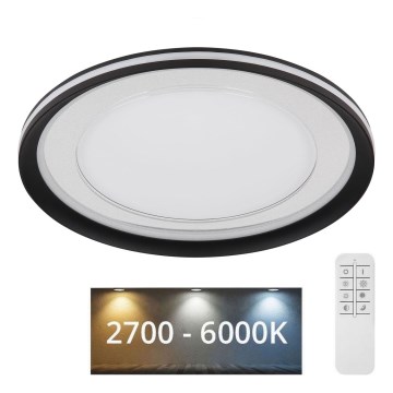 Globo - Светодиодный потолочный светильник с регулированием яркости LED/24W/230V 2700-6000K + дистанционное управление