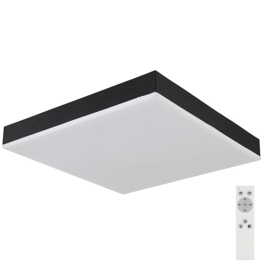 Globo - Светодиодный потолочный светильник с регулированием яркости LED/24W/230V 2700-6500K черный + дистанционное управление