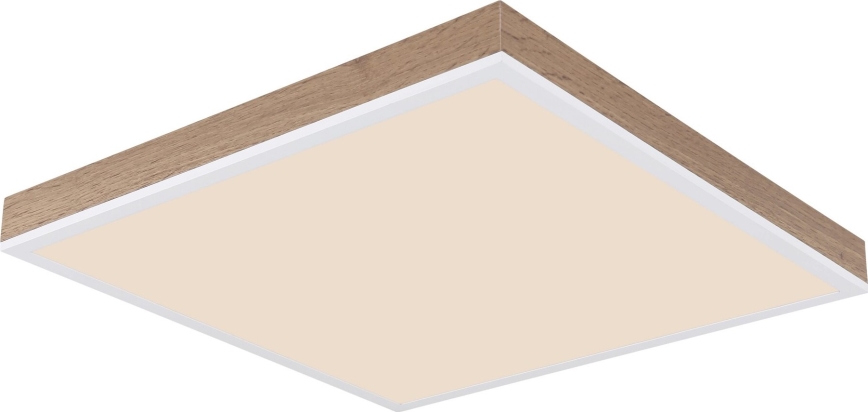 Globo - Светодиодный потолочный светильник с регулированием яркости LED/24W/230V 2700-6500K + дистанционное управление коричневый/белый