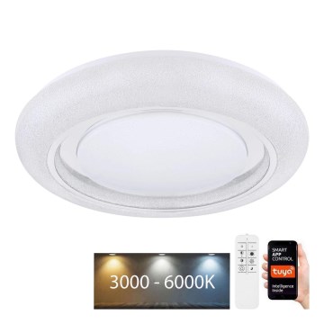 Globo - Светодиодный потолочный светильник с регулированием яркости LED/28W/230V 3000-6000K Tuya WiFi + дистанционное управление