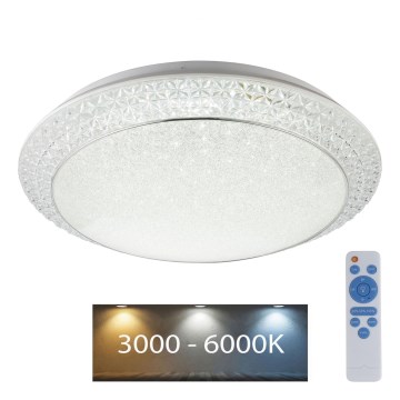 Globo - Светодиодный потолочный светильник с регулированием яркости LED/40W/230V 3000-6000K + дистанционное управление