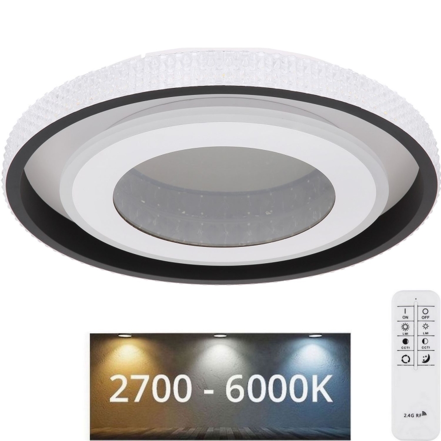 Globo - Светодиодный потолочный светильник с регулированием яркости LED/52W/230V 2700-6000K + дистанционное управление