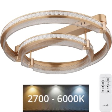 Globo - Светодиодный потолочный светильник с регулированием яркости LED/78W/230V 2700K-6000K + дистанционное управление