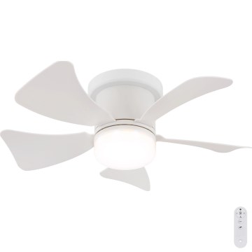 Globo - Светодиодный потолочный вентилятор LED/10W/230V 3000-6500K белый + дистанционное управление