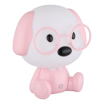 Globo - Светодиодный регулируемый по яркости детский ночник с аккумулятором LED/1W/5V 500 mAh розовый