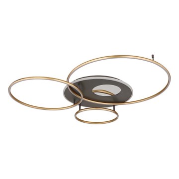 Globo - Светодиодный регулируемый потолочный светильник LED/70 Вт/230 В 2700-6500K золотой + пульт дистанционного управления