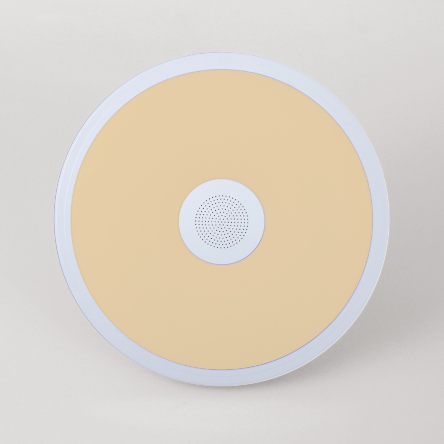 Globo - Светодиодный RGBW-светильник для ванной комнаты с регулированием яркости и динамиком LED/18W/230V 3000-6500K IP44 + дистанционное управление