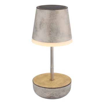 Globo - Светодиодный светильник на солнечной батарее 10xLED/0,06W/3V IP44 800 mAh серый