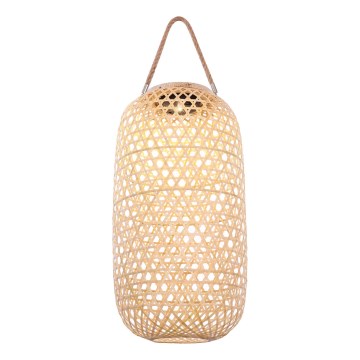 Globo - Светодиодный светильник на солнечной батарее LED/0,06W/3V бамбук IP44 600 mAh