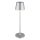 Globo - Светодиодный светильник на солнечной батарее LED/0,6W/3V 3000K IP44 1200 mAh матовый хром
