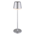 Globo - Светодиодный светильник на солнечной батарее LED/0,6W/3V 3000K IP44 матовый хром