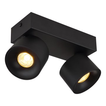 Globo - Светодиодный точечный светильник 2xLED/6W/230V черный