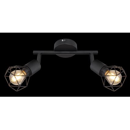 Globo - Светодиодный точечный светильник 2xE14/6W/230V черный