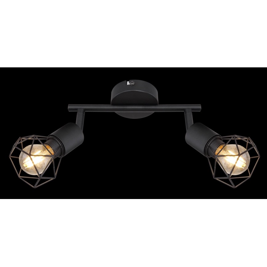 Globo - Светодиодный точечный светильник 2xE14/6W/230V черный