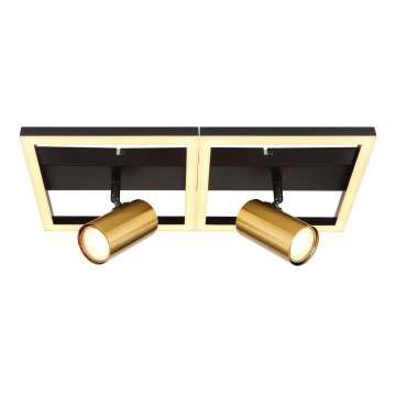 Globo - Светодиодный точечный светильник 2xGU10/5W/230V + LED/22W/230V