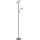 Globo - Светодиодный торшер с регулированием яркости LED/20W/230V+ LED/5W 3000/4000/6500K черный