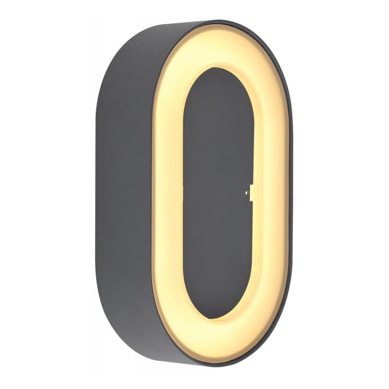 Globo - Светодиодный уличный настенный светильник LED/12W/230V IP65