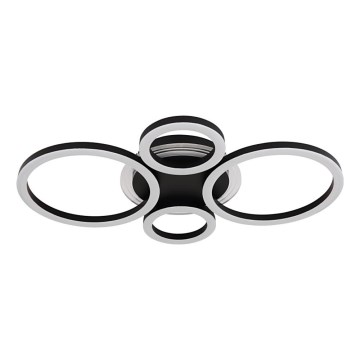 Globo - Світильник стельовий LED/40W/230V 2700/4500/6500K діам. 35,5x53 см чорний