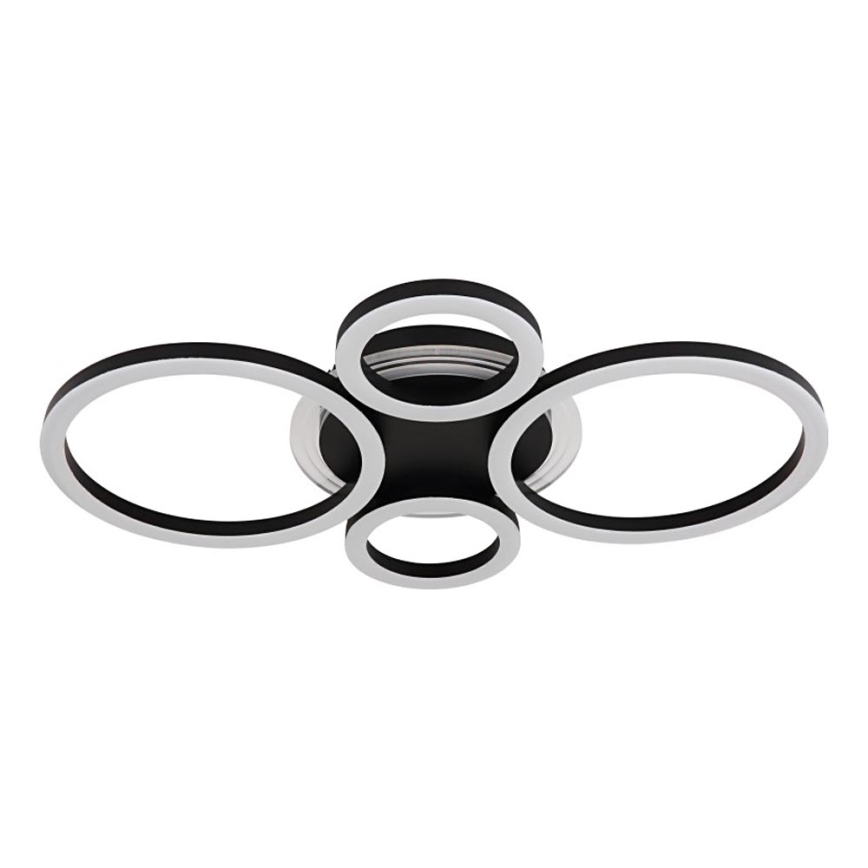 Globo - Світильник стельовий LED/40W/230V 2700/4500/6500K діам. 35,5x53 см чорний