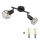 Globo - Світильник точковий LED 2xE14/6W/230V чорний