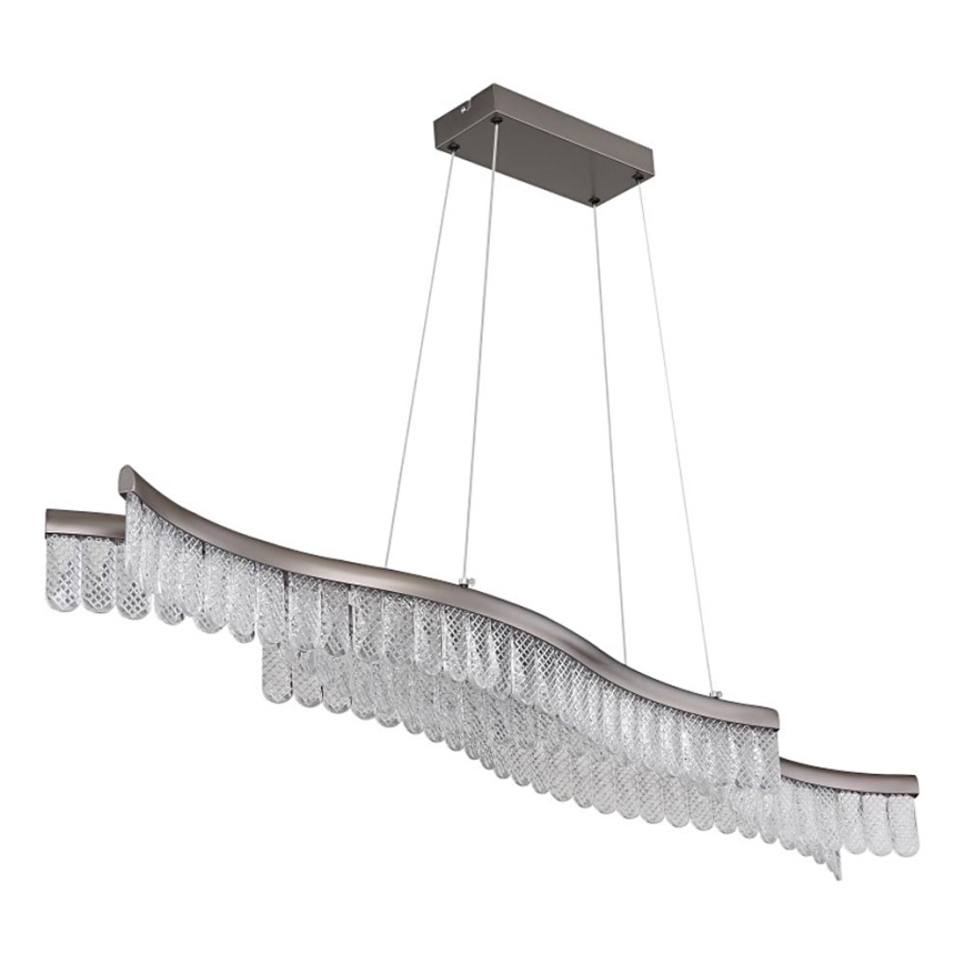 Globo - Світлодіодна підвісна люстра LED/35W/230V 3200K матовий хром