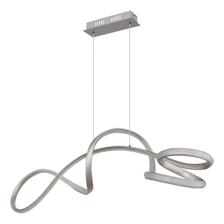 Globo - Світлодіодна підвісна люстра LED/40W/230V матовий хром