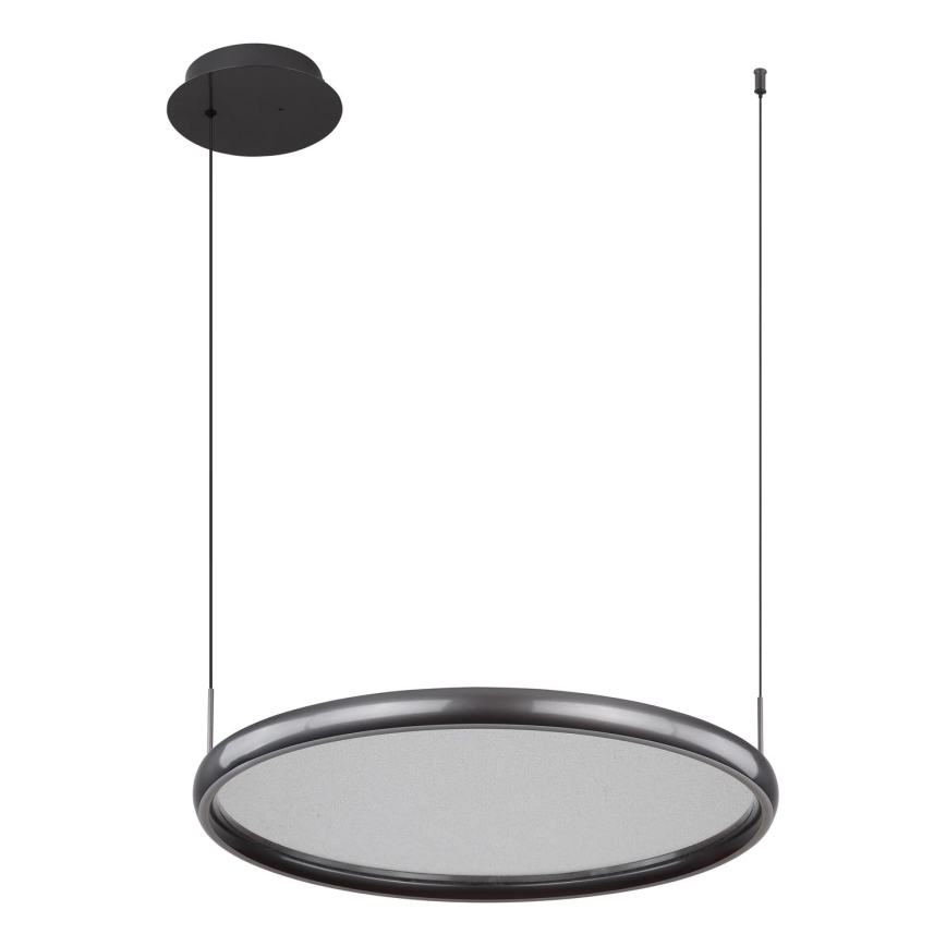 Globo - Світлодіодна підвісна люстра з регулюванням яскравості LED/36W/230V 2700-6000K чорний + пульт дистанційного керування