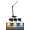 Globo - Світлодіодна RGBW регульована сенсорна настільна лампа LED/5W/230V + LED/2W 2700K/4000K/6500K чорна