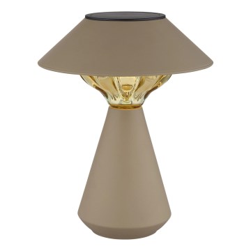 Globo - Світлодіодна сонячна лампа 10xLED/0,06W/1,2V IP44 600 mAh коричнева