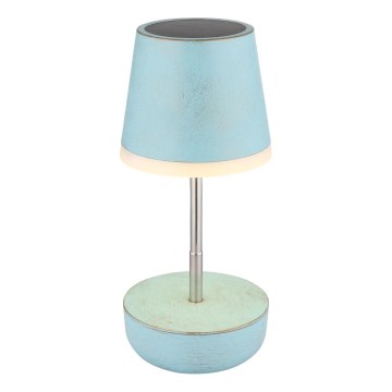 Globo - Світлодіодна сонячна лампа 10xLED/0,06W/3V IP44 800 мАг синя