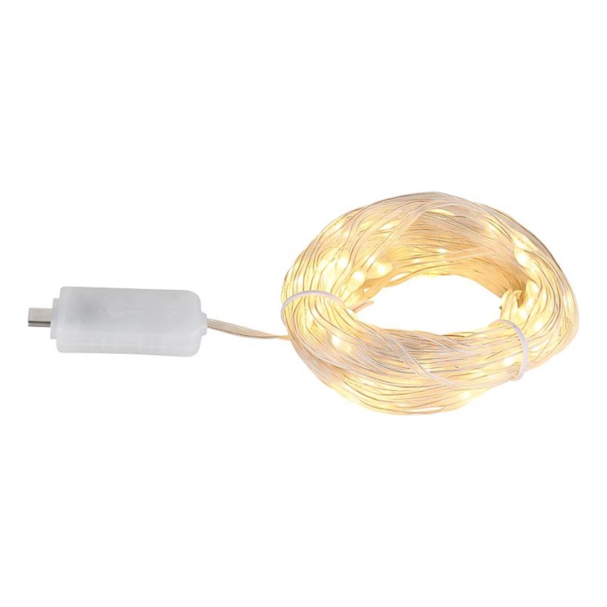 Globo - Світлодіодна стрічка 100xLED/0,06W/5V 10 м 8 функцій
