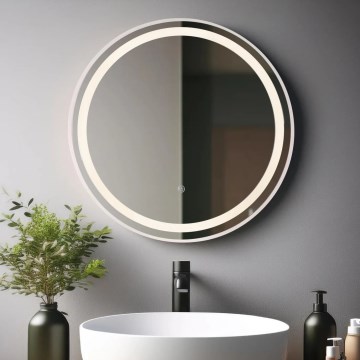 Globo - Світлодіодне настінне дзеркало з регульованим підсвічуванням LED/10W/230V 2700/4000/6500K діам. 50 см