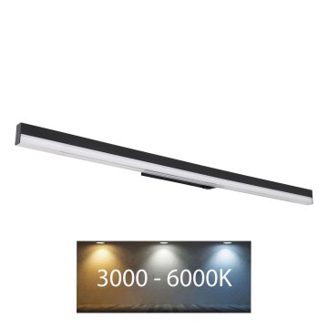 Globo - Світлодіодний настінний світильник LED/18W/230V 3000/6000K 80 см чорний