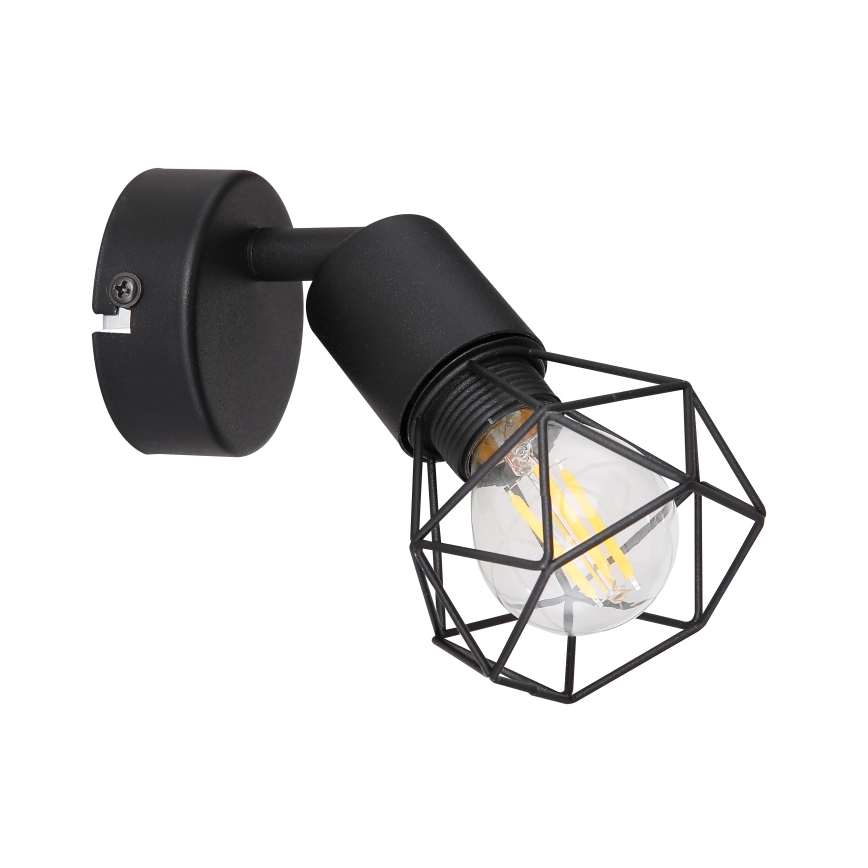 Globo - Світлодіодний настінний точковий світильник 1xE14/6W/230V чорний