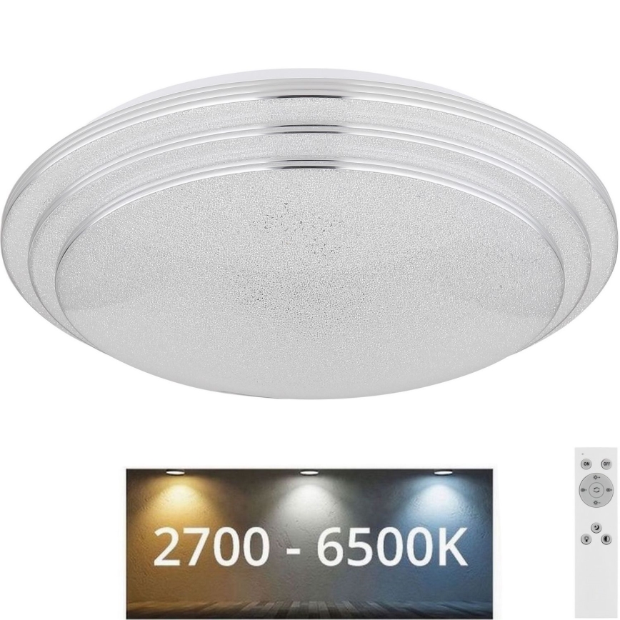 Globo - Світлодіодний стельовий світильник з регулюванням яскравості LED/18W/230V діаметр 40 см 2700-6500K + пульт дистанційного керування