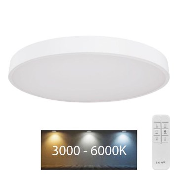 Globo - Світлодіодний стельовий світильник з регулюванням яскравості LED/48W/230V 3000-6000K + пульт дистанційного керування