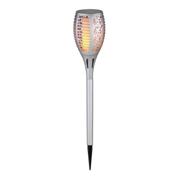 Globo - Світлодіодний світильник на сонячній батареї LED/3,6W/3V 1800K IP44 глянцевий хром