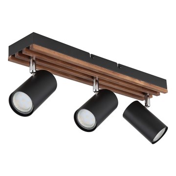 Globo - Точечный светильник 3xGU10/25W/230V черный