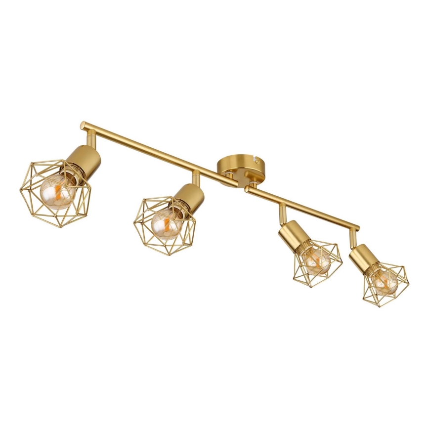 Globo - Точечный светильник 4xE14/40W/230V золотистый