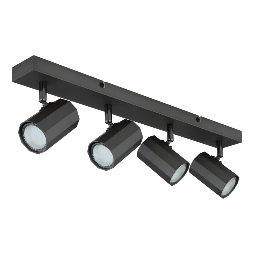 Globo - Точечный светильник 4xGU10/25W/230V черный