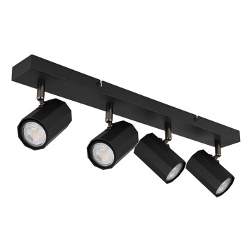 Globo - Точечный светильник 4xGU10/25W/230V черный