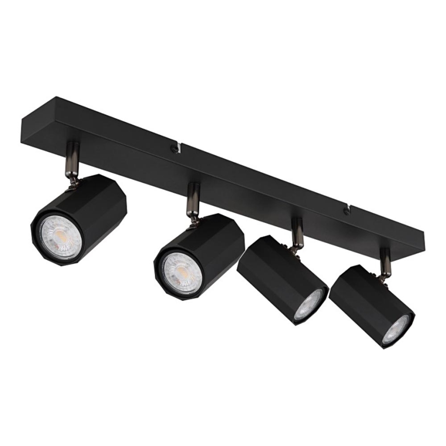 Globo - Точечный светильник 4xGU10/25W/230V черный