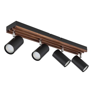 Globo - Точечный светильник 4xGU10/25W/230V черный