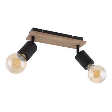 Globo - Точечный светильник 2xE27/60W/230V тополь